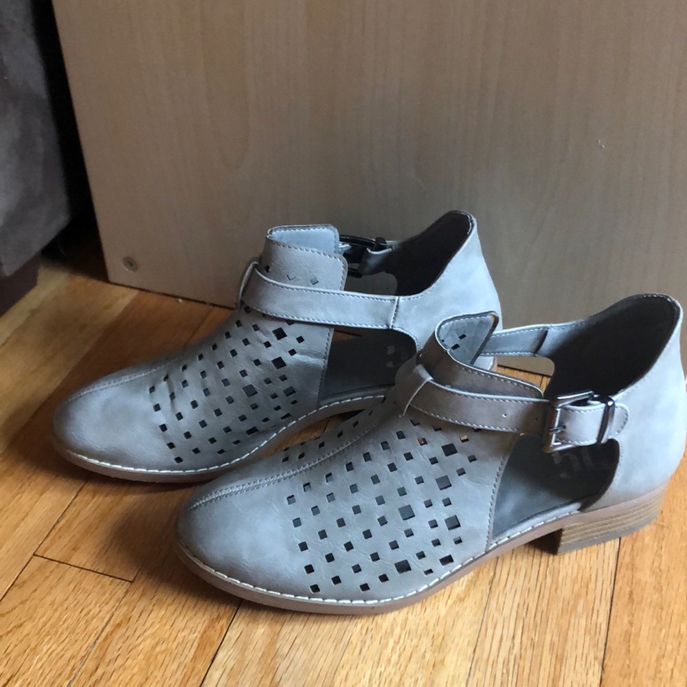 Gray Ankle Bootie